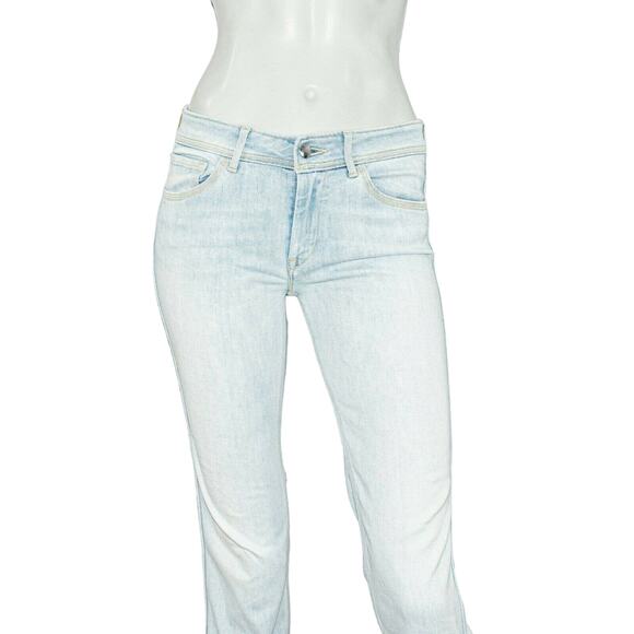 Seafarer Size 25 Work Jim Capri Jeans Faded Blue straight leg Italy - Picture 9 of 11